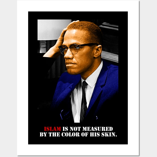 Malcolm X Quotes Wall Art by Hason3Clothing